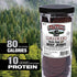 21oz. 80-Piece 10 80 (Pack Old Trapper Double Eagle Beef Jerky, Peppered Flavor, Jar, Natural Wood Smoked Meat Snacks