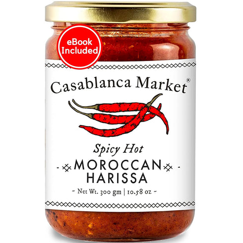 Casablanca Market Harissa Gourmet Hot Sauce Harissa Sauce Moroccan North African Spice