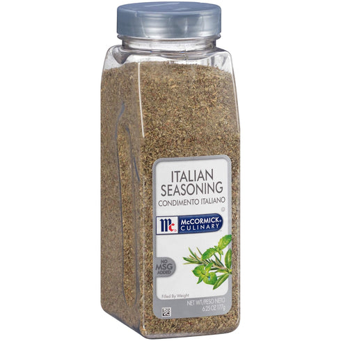 McCormick Culinary Italian Seasoning, 6.25 oz - Perfect for Pasta Sauces, Meatballs, Pizza, and More