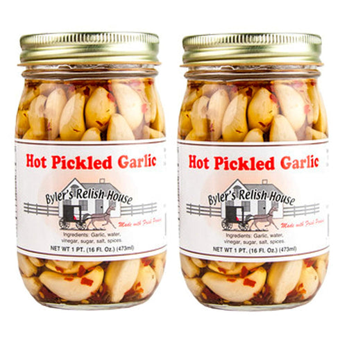 Byler's Relish House Byler's Hot Pickled Garlic (2 Pack)