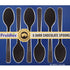 Pack 2 6 2.12 oz Fruidles of Boxes Dark Chocolate Spoons, per Box Candy Hot Chocolate Stirring Edible Spoons, Gourmet