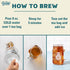 20 Pack 4 Southern Breeze Decaf Cold Brew Sweet Tea Original Iced Tea with Black Tea and Zero Carbs Zero Sugar