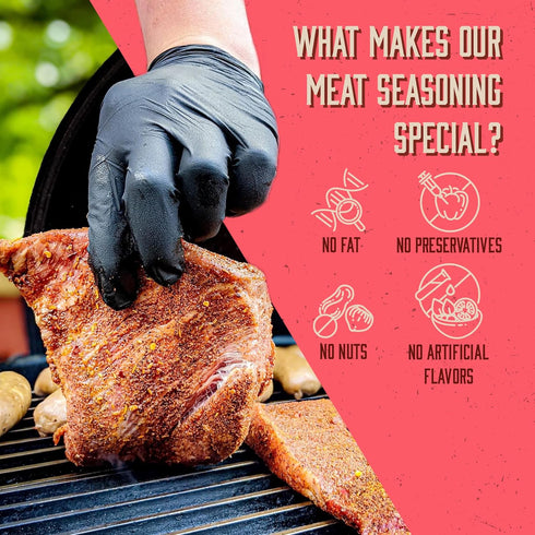 DennyMike’s Sublime Swine Seasoning Blend, All Natural Spices, Low Sodium, Keto-Friendly, 24 oz