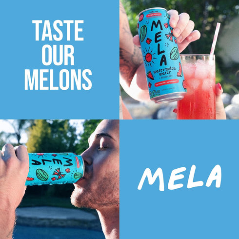 100% (Blueberry,16.9 oz, 12-pack) Mela Watermelon Water - Watermelon Juice, Natural Fruit Juice with Vitamin C