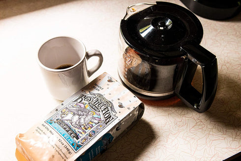 Pack 3 12oz Raven's Brew Whole Bean Coffee Variety - Delicious Flavors - Three Peckered Billy Goat, Deadman's Reach