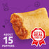 Frozen 15 6.8 oz Annie's Pizza Poppers, Uncured Pepperoni, Snacks, Ct