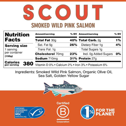 150 Scout Wild Pink Salmon, GR
