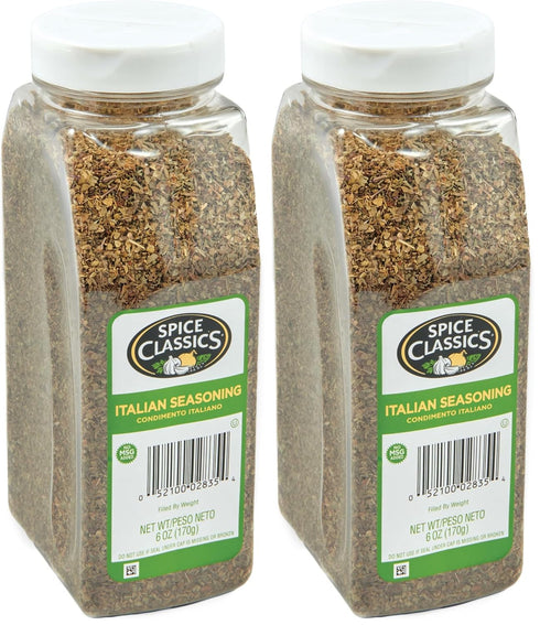 Spice Classics Italian Seasoning, 6 oz - One 6 Ounce Container of