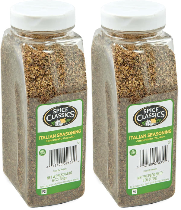 Spice Classics Italian Seasoning, 6 oz - One 6 Ounce Container of