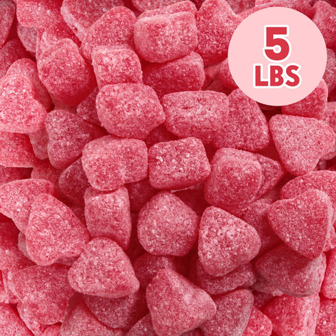 5lb Pack Gummy Valentine's Day Sour Cherry Jelly Hearts Candy, of Valentine's Day Candy Bulk, Ideal Valentine