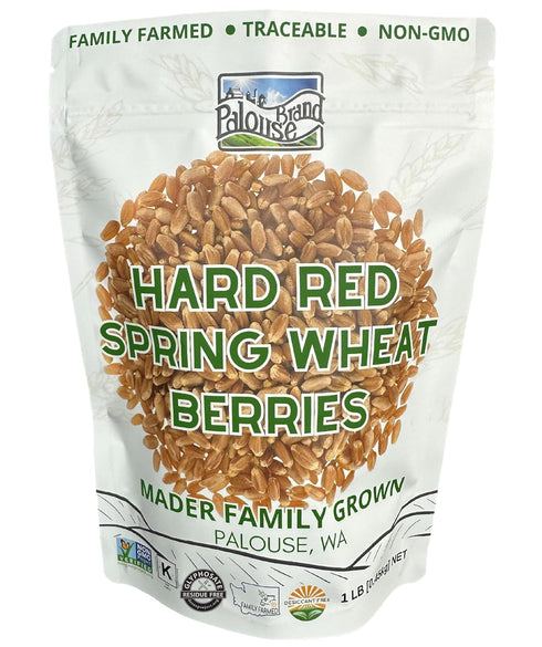 Palouse Brand Non-GMO Project Verified Hard Red Spring Wheat Berries | Certified