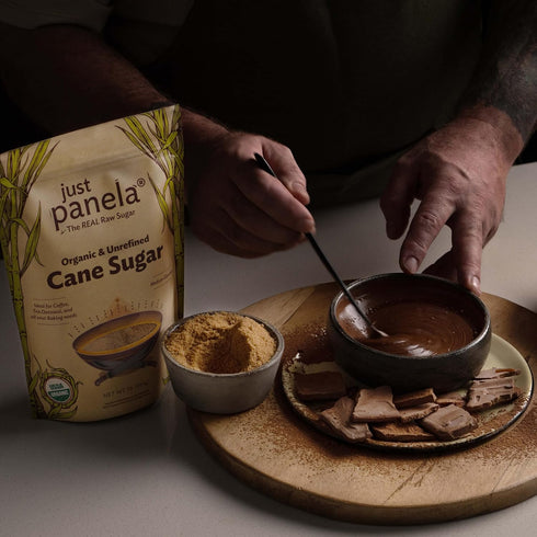 1 Pack 8 100% Just Panela Organic Unrefined Cane Sugar Pound of | Unprocessed, Raw Sugar | Great for Baking, Cooking