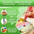6 10ml Natural Food Coloring - x Dye Free Food Coloring Liquid, Plant Based Food Dye, FD&C & Artificial Dye Free, Vegan