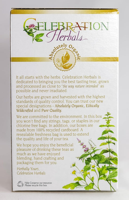 CELEBRATION HERBALS Blackberry Leaf Organic Tea, 24 Bags, 29g/1.02 oz
