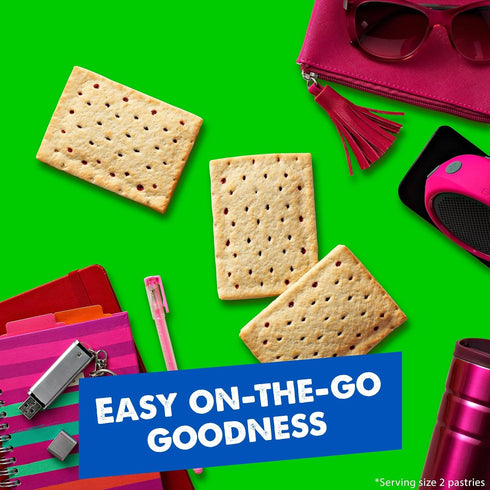 Pack, (12 Pop-Tarts Toaster Pastries, Breakfast Foods, Kids Snacks, Value Unfrosted Strawberry Pop-Tarts)
