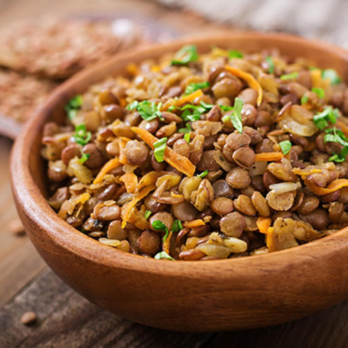 16 oz Arrowhead Mills Organic Green Lentils, Bag