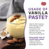 Spicy World 4oz 100% Vanilla Bean Paste Jar - All Natural & Pure - Made with Organic Agave Syrup - For Cooking, Baking