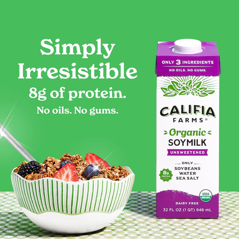 32 Oz Califia Farms Milk Soy Organic, Fl