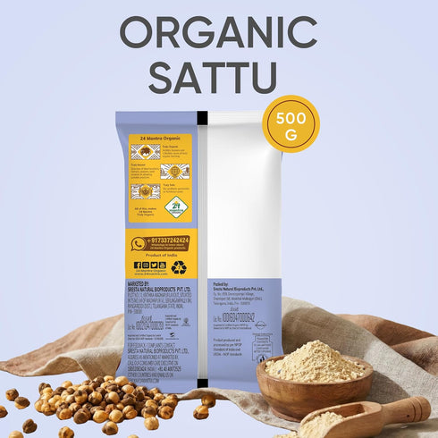 24 Mantra Organic (500g) Sattu Atta
