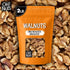 2 lb Packed Oh! Nuts Walnuts - Dry Roasted Unsalted - - in New York Zip-Seal Bag for Exceptional Freshness
