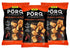 PORQ Artisan Fried Pork Rinds- BBQ & Zesty Chipotle, Keto Friendly Snack