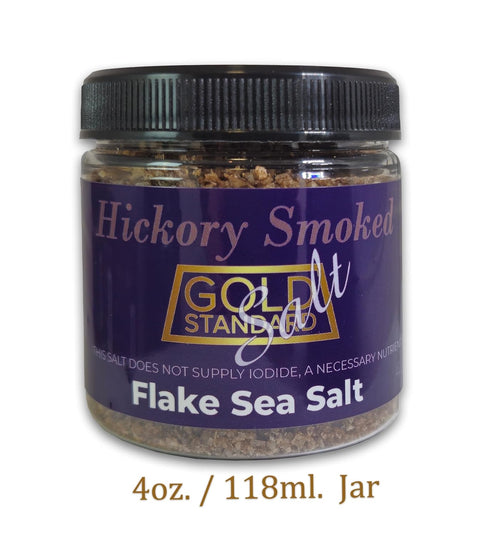 4oz KOSHER CERTIFIED Hickory Smoked Flake Sea Salt