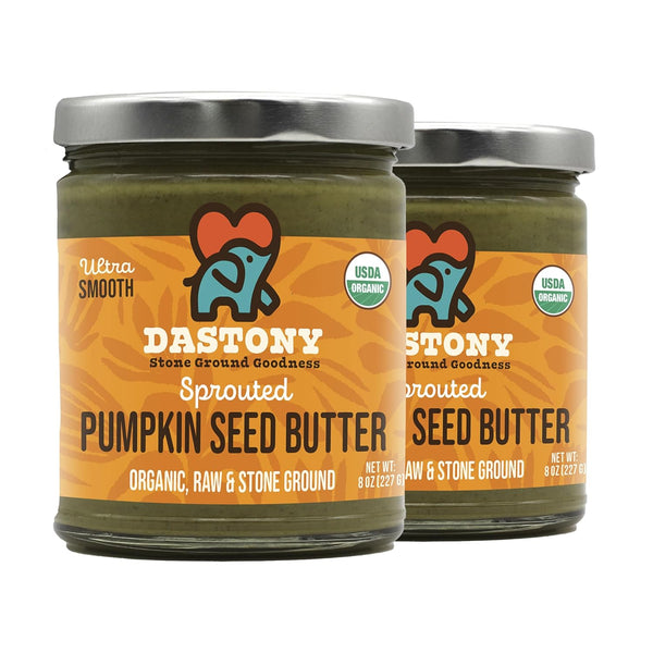 Dastony Organic Raw Sprouted Pumpkin Seed Butter, 8 oz | Only One