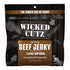 33g (2 Wicked Cutz Classic Chop House Beef Jerky, Protein Per Bag, Tender & Easy to Chew Alternative to Beef Sticks