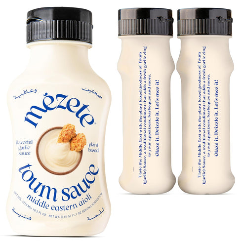 Mezete Garlic Dip | Toum Garlic Sauce | Authentic Middle Eastern |