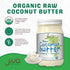 16 Jiva Organics RAW Organic Coconut Butter Ounce Jar - Creamy, Unsalted