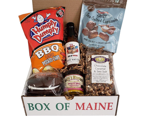 Humpty Dumpty Box of Maine Sweet and Spicy Box - 6 Item Gift Set