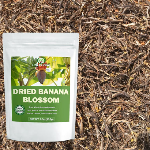HOLFLYING 2.0 oz, Natural Dried Banana Blossom - All-Natural Banana Flowers, No Additives, No GMO