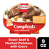 9 (Pack 6) HORMEL COMPLEATS Roast Beef & Mashed Potatoes With Gravy Microwave Tray, Ounce