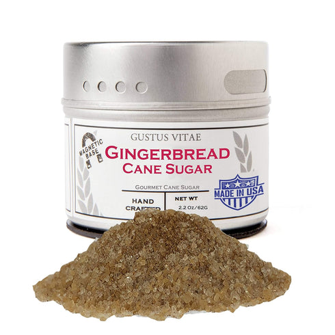 Gingerbread Cane Sugar | Gourmet Replacement For Plain Processed Sugar | Artisanal