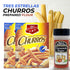 3 Tres Estrellas Churros Mix with Spice Supreme Cinnamon Sugar, Pc. Bundle, Authentic Mexican Batter Powder for Crunchy