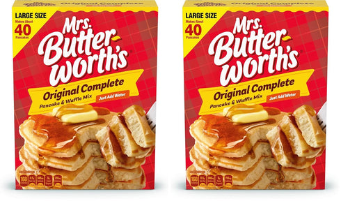 Mrs. Butterworth Pancake and Waffle Mix, 32 Ounce (Pack of 2)