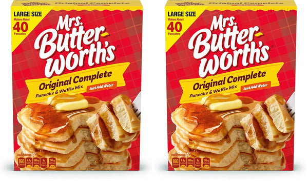 Mrs. Butterworth Pancake and Waffle Mix, 32 Ounce (Pack of 2)