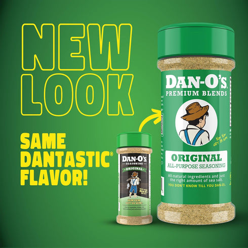 Pack 8 Set Set Dan-Os Seasoning Variety Bottle (Extra-Small Bottles) Original, Spicy, Chipotle, Crunchy, Cheesoning