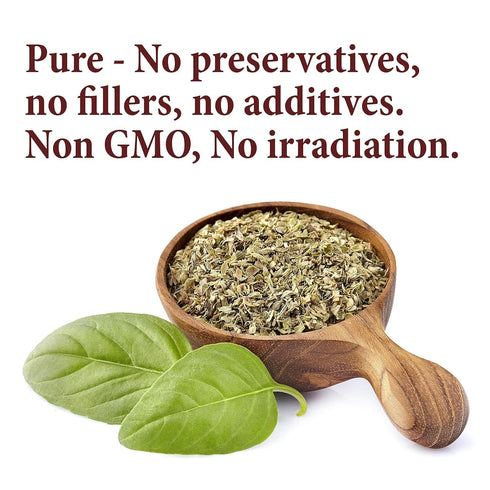 The Spice Way Basil Leaves (3 oz) - Pure Dried Basil Seasoning
