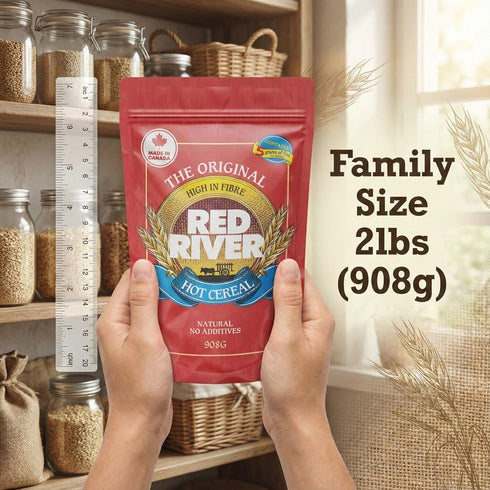 (2lbs 908g) (1-Pack) Red River Cereal - Cracked Wheat Hot Cereal / Made in Canada at Arva Flour Mills - All Natural