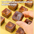 H2ONDBQF 200g/7.05oz Brown Sugar Cubes, Deep Molasses Richness Raw Cane Demerara Sugar, Handmade Ancient Black Sugar