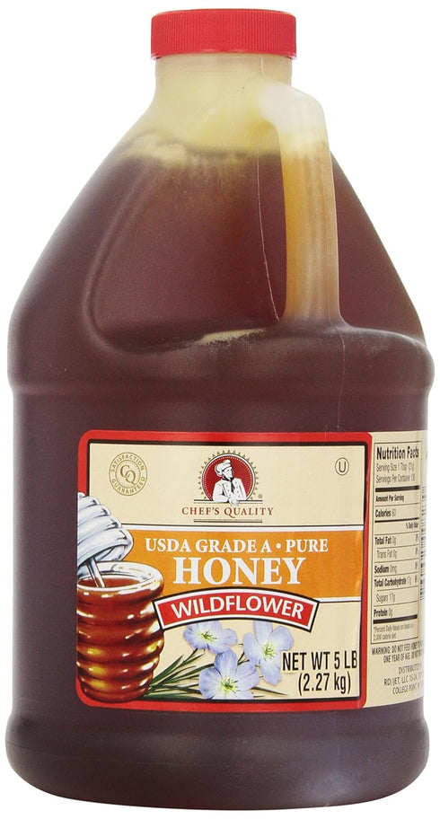 Chef's Quality : Wildflower Honey 5 Lb.
