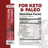 100% Paleovalley Grass Fed Original Beef Sticks - Delicious Gluten Free Beef Snack - High Protein Keto Friendly