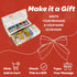 20 Counts, 4 Set, Lazika Tea Sampler with Lovely Presentation Box, of Each Blend Individually Wrapped, Black, Green