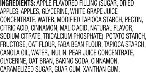 5 (Pack 5) Glutino Gluten Free Oven Baked Bar, Apple Cinnamon, Naturally Flavored, ct