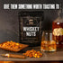 Set Whiskey Nuts & Whiskey Jerky Gift Maple Bourbon Beef Jerky + Sweet & Salty Gourmet Nut Mix For Bourbon & Scotch