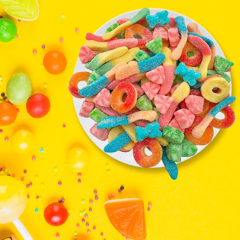 Gummy 2-Pound Gummies Gummies Candy Mix | Bag | Sweet & Sour for Candy Buffets, Dessert Decorating & Snacking | Peach