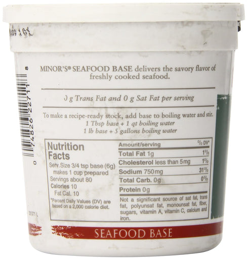 16 Minor's Seafood Base, Ounce