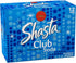 12-Pack 12oz Shasta Club Soda | of Cans | Crisp & Clean Carbonated Mixer | No Sugar, No Caffeine | Perfect