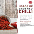 Spicy World 4 LB (64 Oz) Crushed Red Pepper Flakes Bulk Jar - All Natural, Pure, Chilli Flakes Hot Pepper, Great on